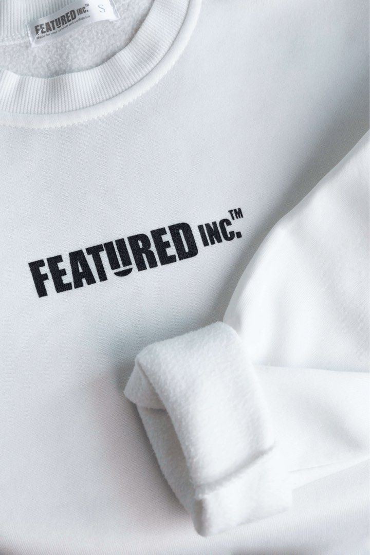 White cotton pullover clearance sweater