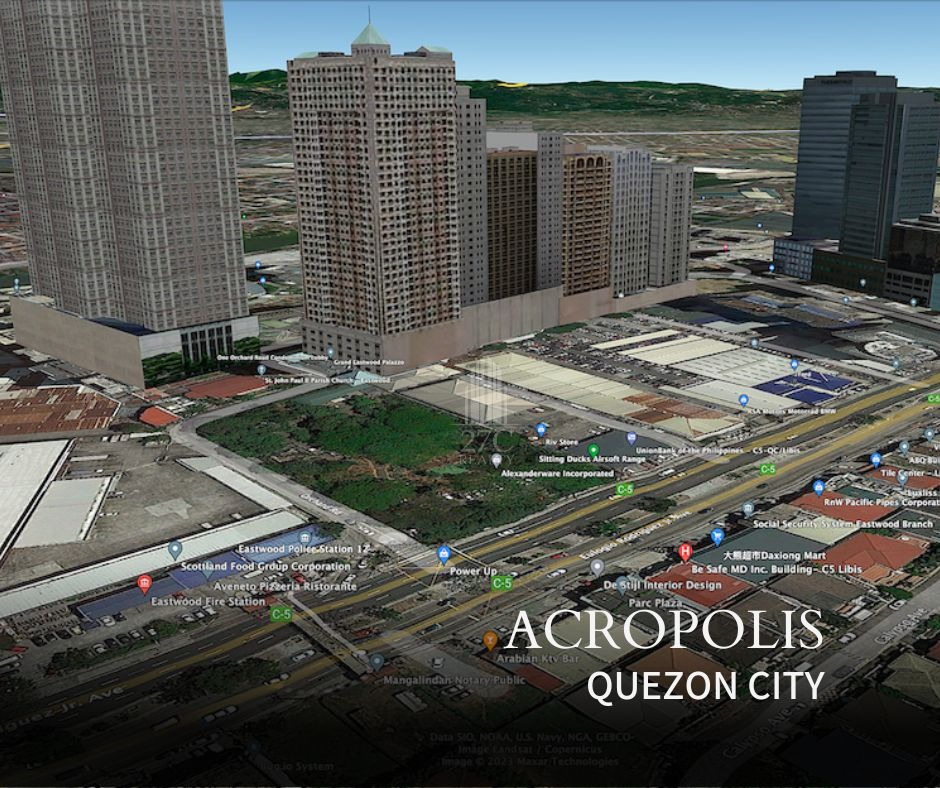 Commercial Lot Near Eastwood City for Sale in Acropolis, Quezon City