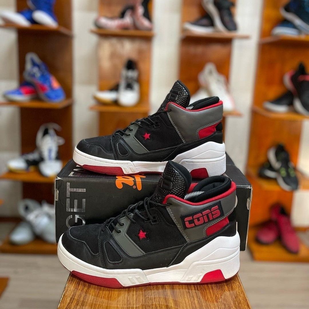 Converse ERX 260 Racer Red Black, Fesyen Pria, Sepatu Sneakers