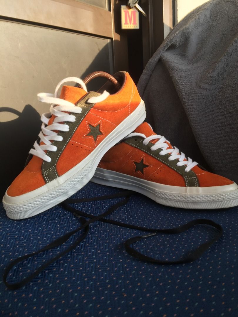 Converse One Star OX Carnival Pack Bold Mandarin Fesyen Pria Sepatu Sneakers di Carousell