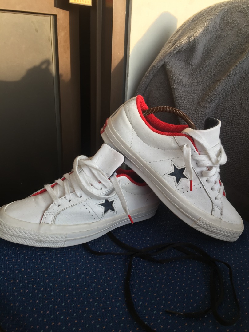 Converse Onestar OX GrandSlam White Fesyen Pria Sepatu Sneakers di Carousell