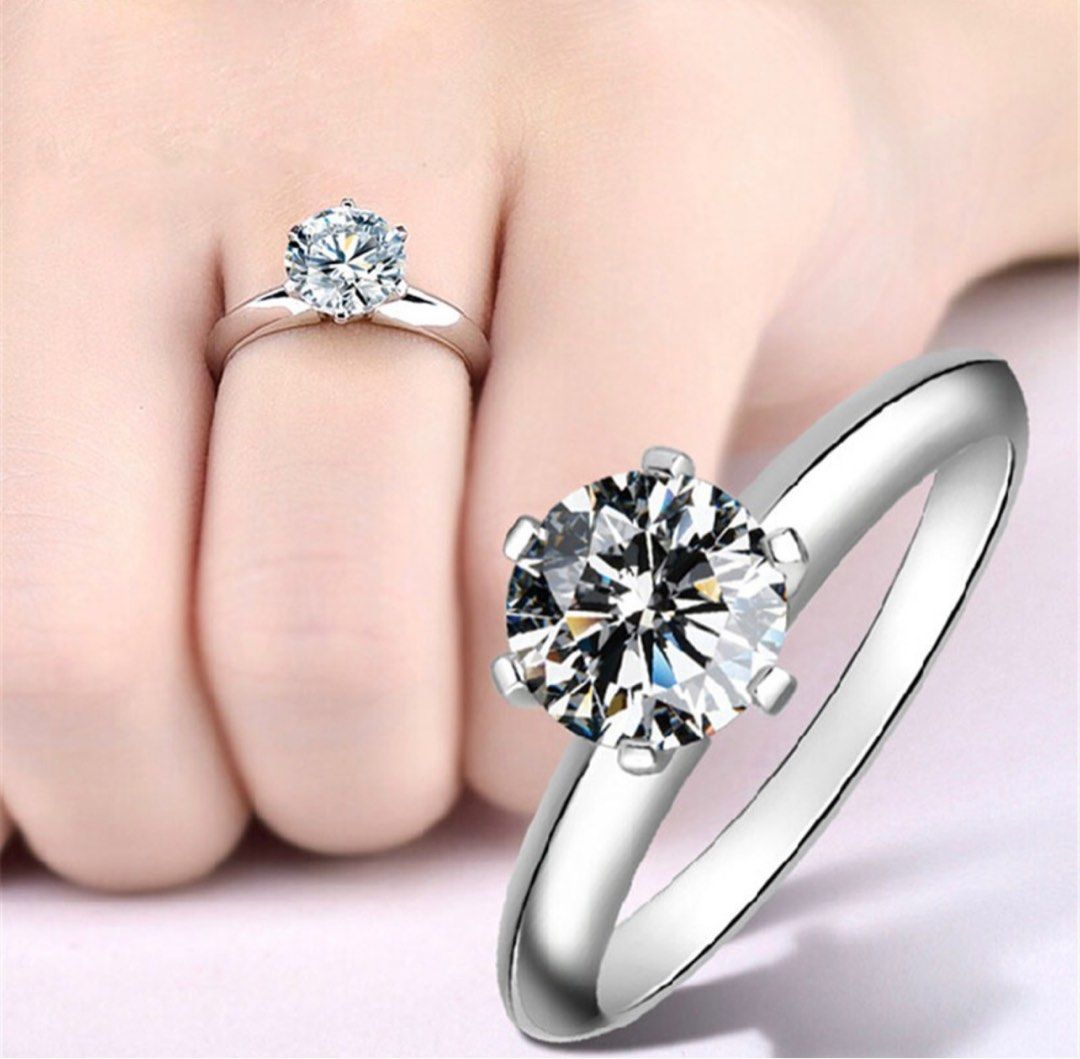 Cheap real shop diamond promise rings