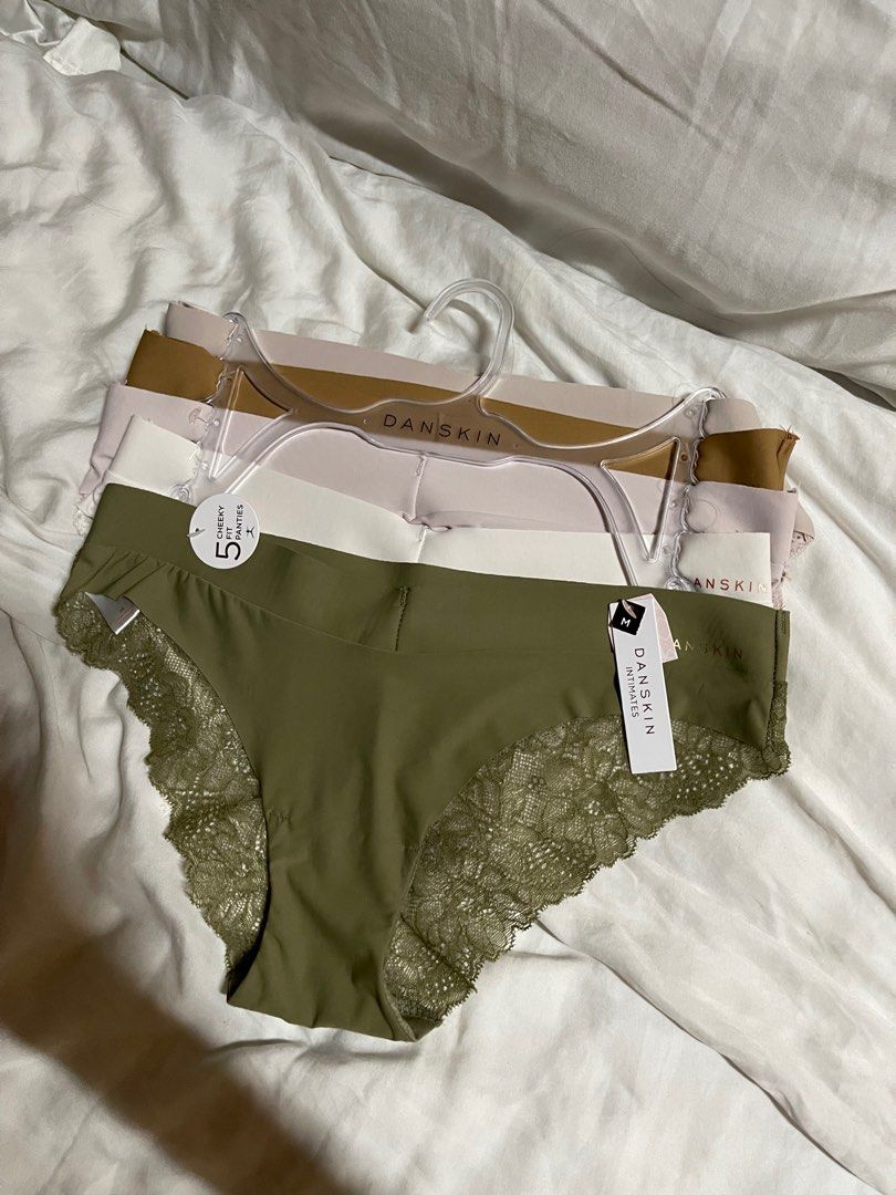 Danskin Intimates 5-Pack Seamless Lace Underwear, Women's Fashion