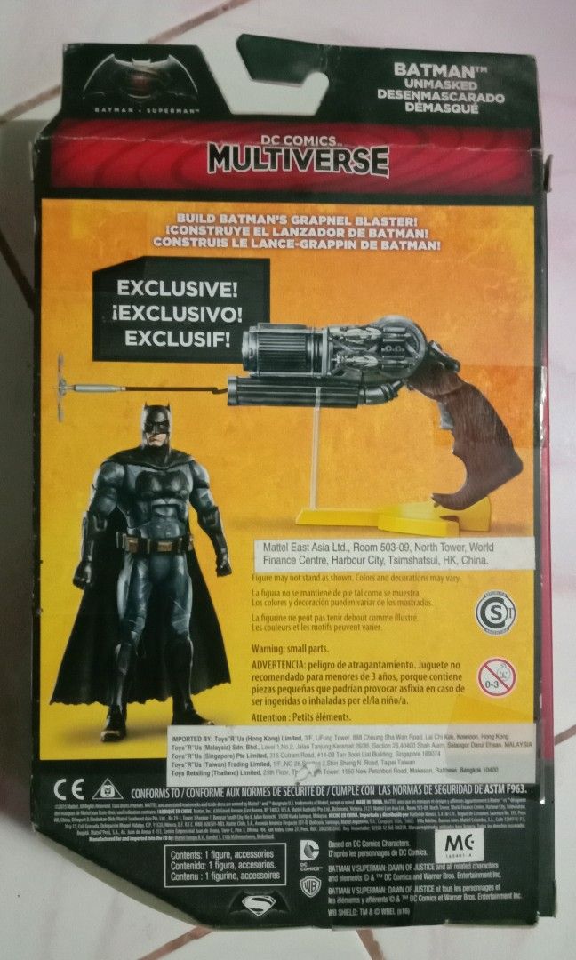 DC batman unmasked vs superman, Hobbies & Toys, Toys & Games on Carousell