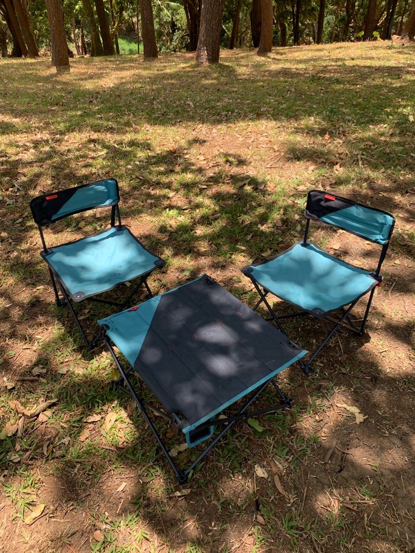 Decathlon Folding chair and table, Furniture & Home Living, Outdoor