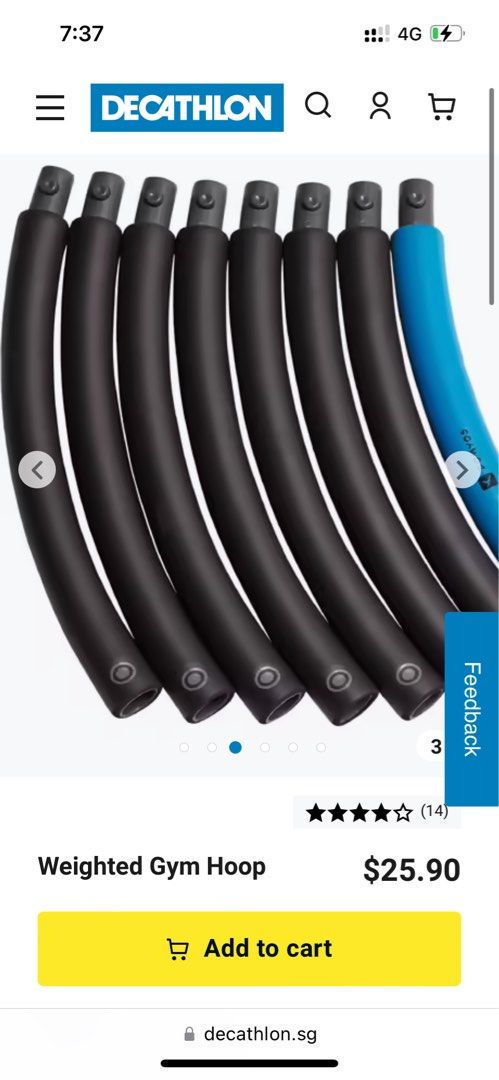 Decathlon weight hoop