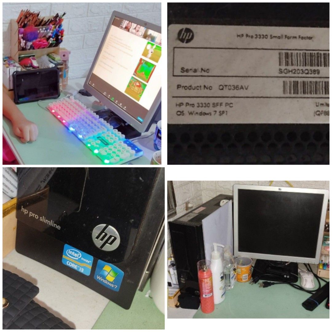 HP Monitor (Category: Computer Keyboard) located in Quezon City. Submitted by GotStoked4 (Listing ID 1195944224, Image 2). Description: wont be using na MONITOR ONLY.