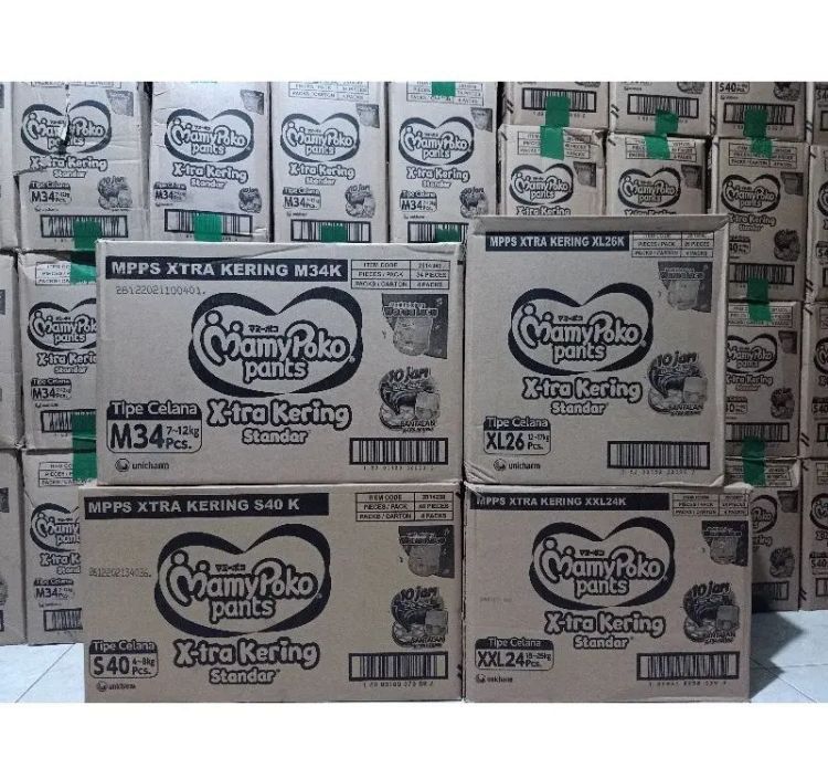 Di jual cepat Pampers 1 karton ukuran S M L 208rbkhusus tgl 23 03 2023 dan ukuran XL 240rb