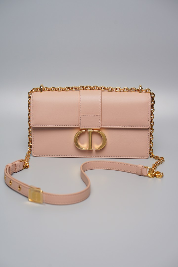 30 montaigne leather crossbody bag Dior Pink in Leather - 36429738