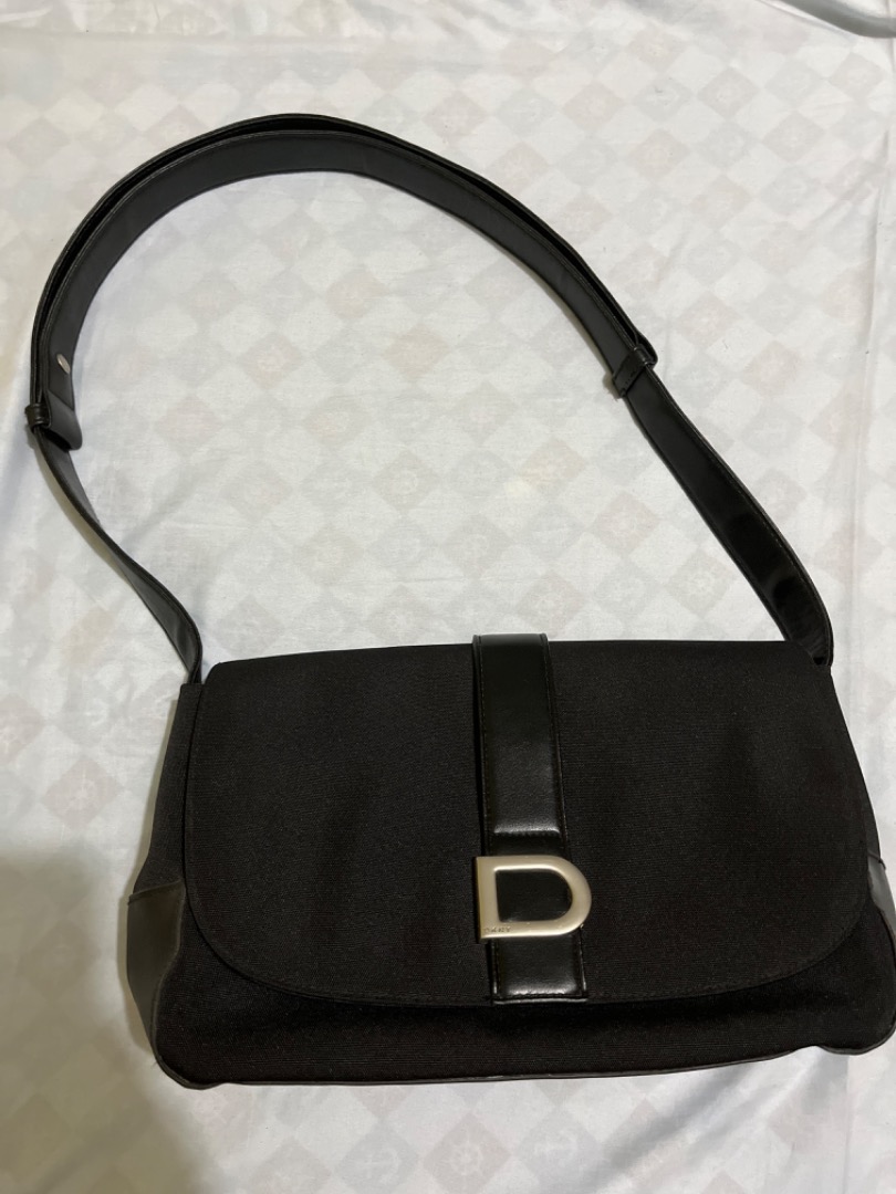 Dkny black sales side bag