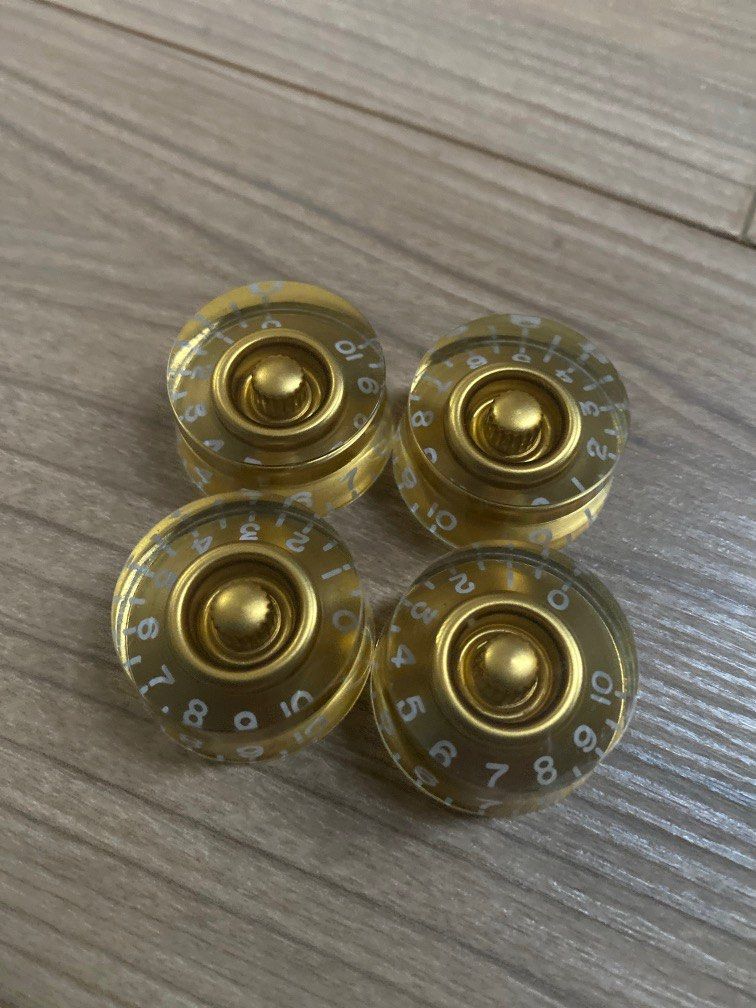 Electric guitar knobs (Les Paul, PRS), Hobbies & Toys, Music & Media