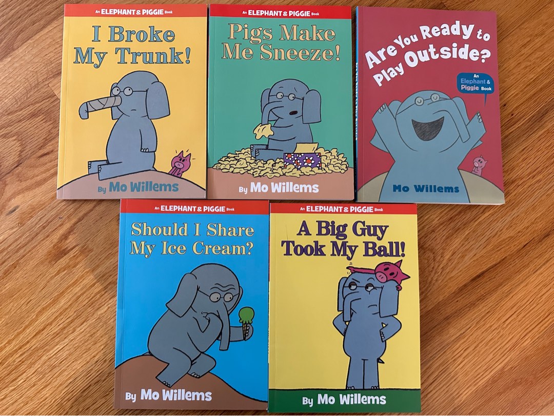 Elephant and Piggie book, 興趣及遊戲, 書本 & 文具, 小朋友書 Carousell