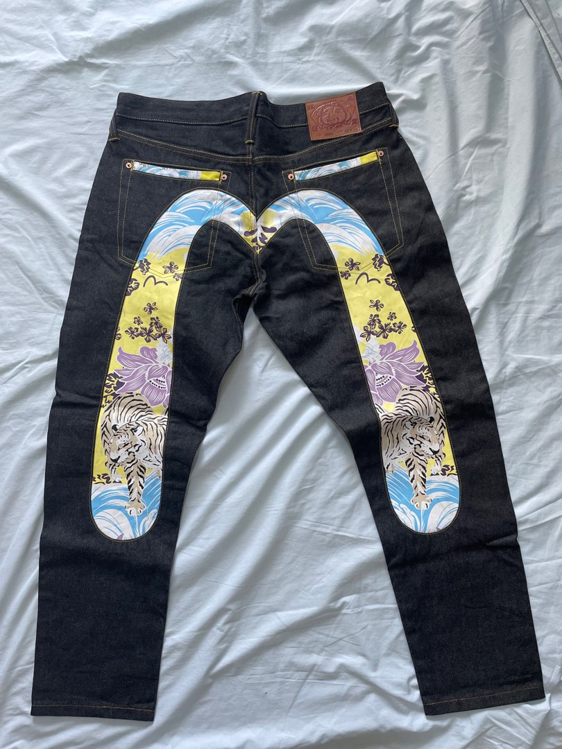 Jean Evisu Daicock Ichivan - Taille 36 Bleu - Occasion Très Bon État