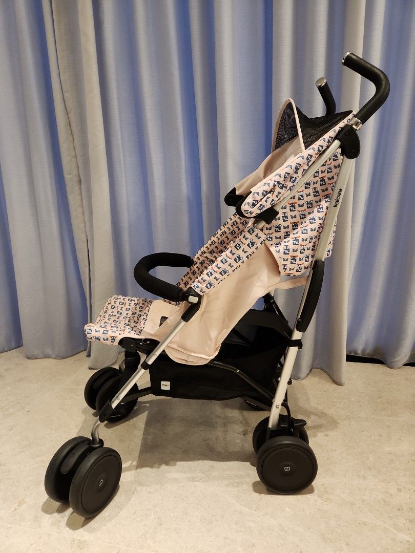 FENDI INGLESINA PINK MONSTER PRINT BABY STROLLER (EUC)