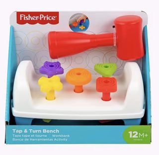 Fisher price tap and turn bench toy