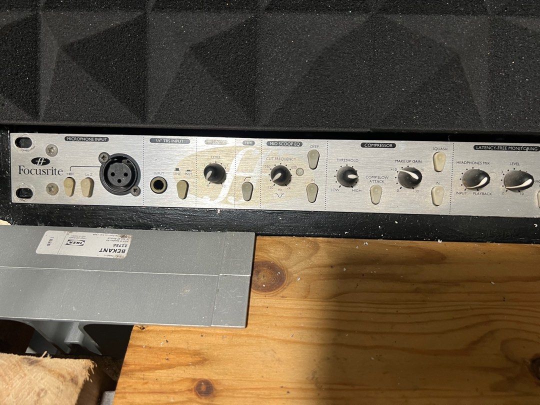 Focusrite Mic Preamp, Audio, Soundbars, Speakers & Amplifiers on Carousell