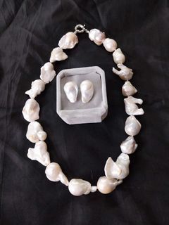 Fresh Water Pearl Baroque with Earrings