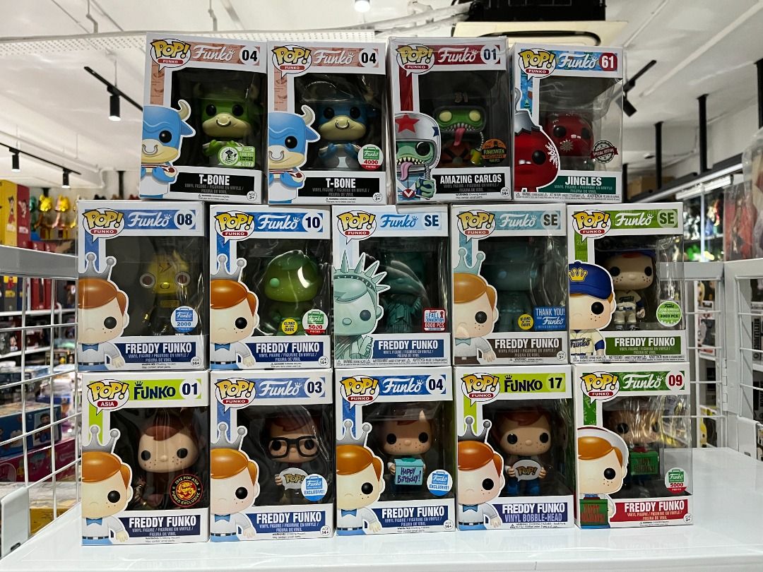 05 Funko Pop! Freddy zodiac signs royal family ali michael jordan gpk