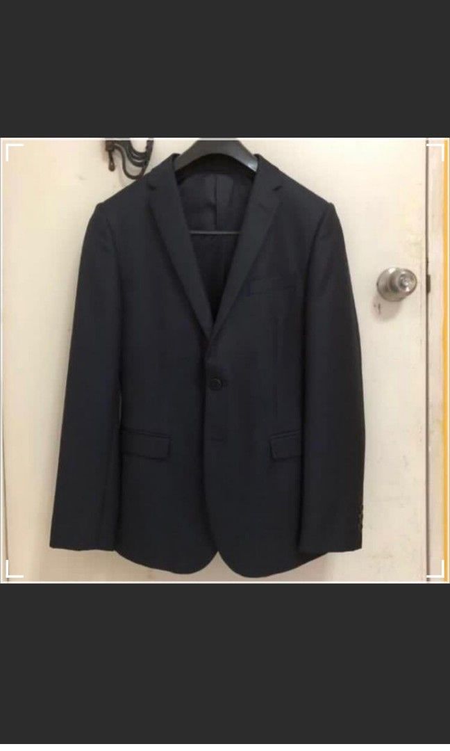 G2000 Blazer suit Navy Blue (whole suit), Men's Fashion, Tops & Sets ...