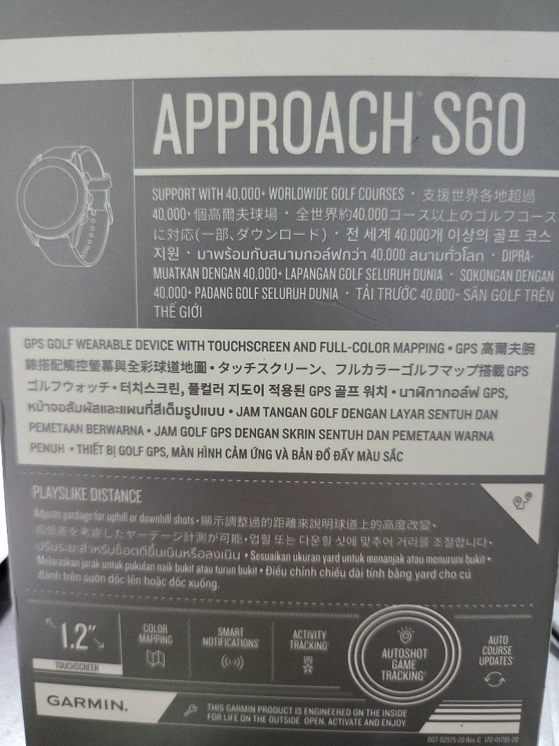Garmin Approach S60 GPS watch Mobile Phones Gadgets Wearables