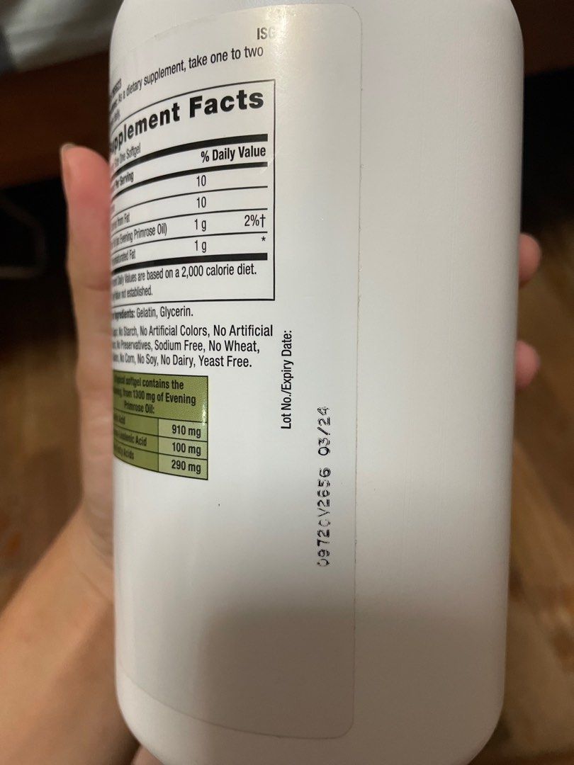 GNC SuperFoods Ultra Evening Primrose Oil, Health & Nutrition, Health