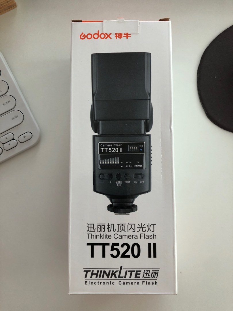 GODOX TT520 II Thinklite Camera Flash, Photography, Photography ...