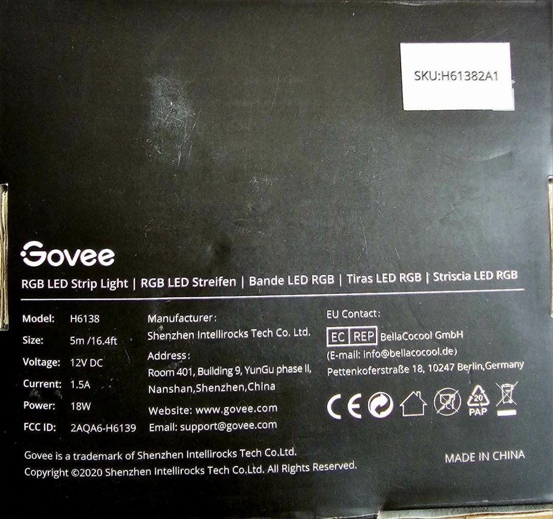 H6138 govee on sale