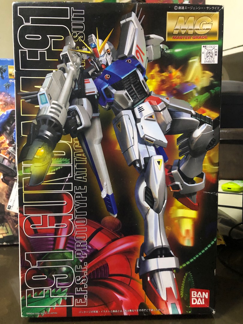 Gundam F91 Master Grade MG 1/100 Scale Model Kit - Bandai Japan Import | High-Detail Buildable Action Figure