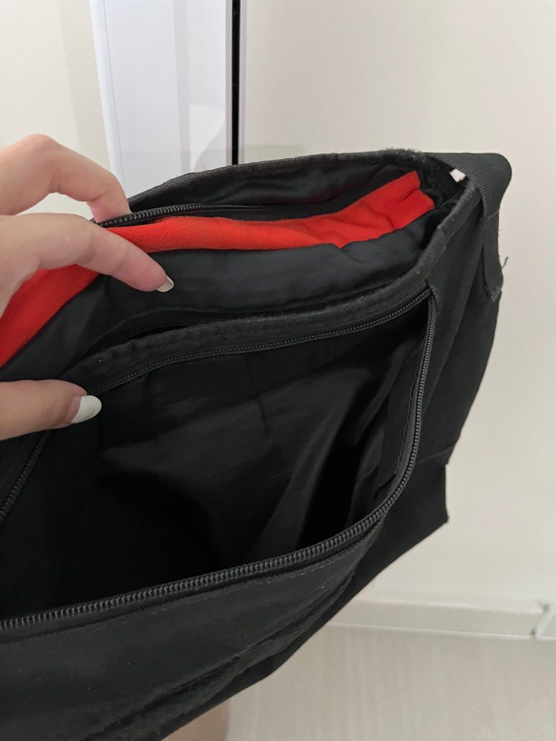 Hayrer Black Red Sling Bag, Men's Fashion, Bags, Sling Bags on Carousell