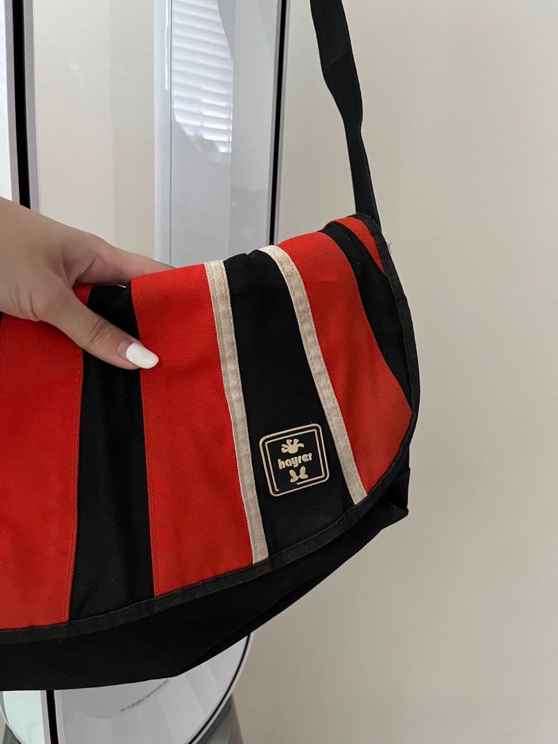 Hayrer Black Red Sling Bag, Men's Fashion, Bags, Sling Bags on Carousell
