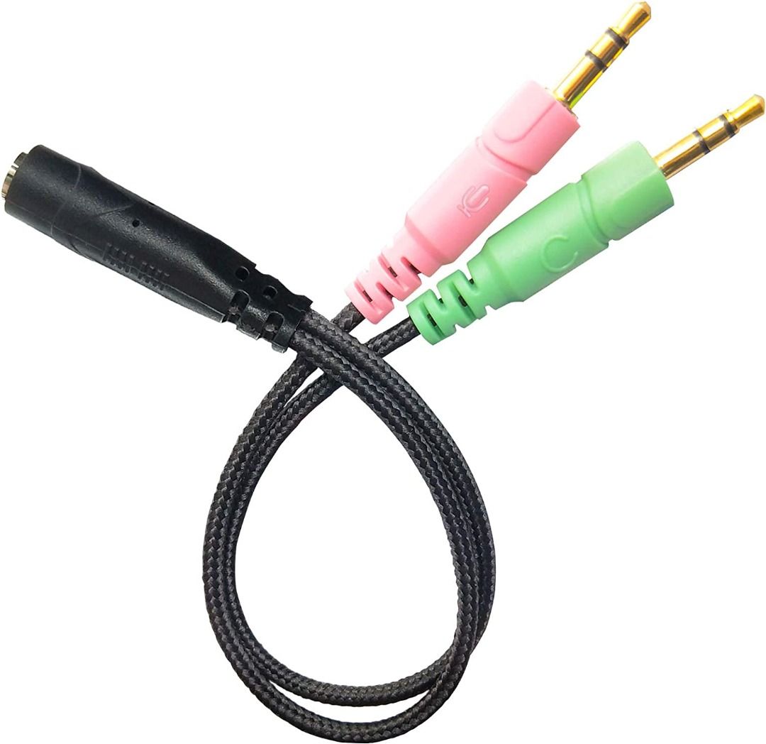 2 male to 1 hotsell female 3.5 mm headphone