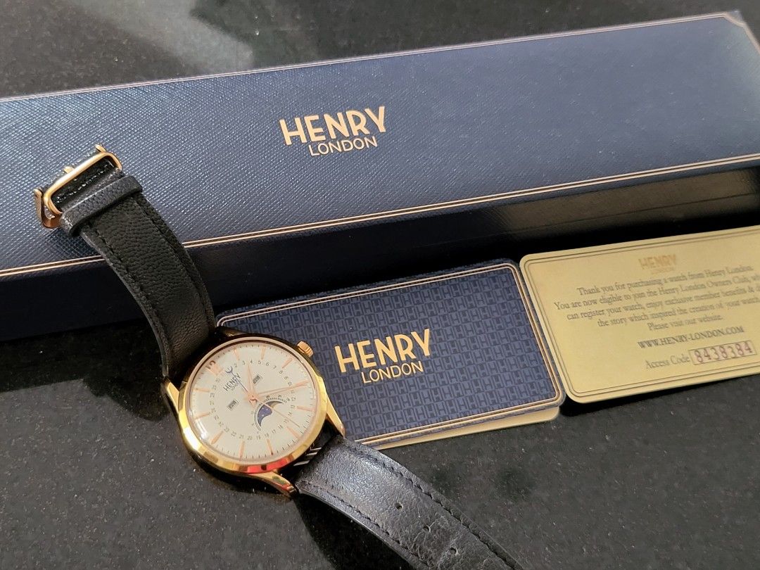 Henry london store moonphase watch