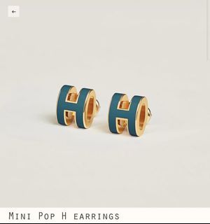 Hermes mini Pop H Earrings