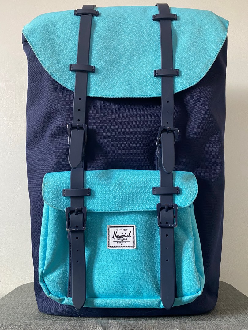 Herschel Little America Backpack Blue, Men's Fashion, Bags, Backpacks