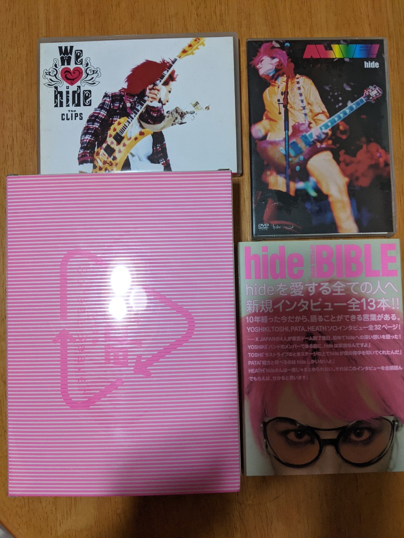 hide Pinky Promise, BIBLE, ALIVE! DVD, Clips DVD, 興趣及遊戲, 音樂樂器 & 配件, 音樂與