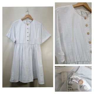 H&M pinstripe dress