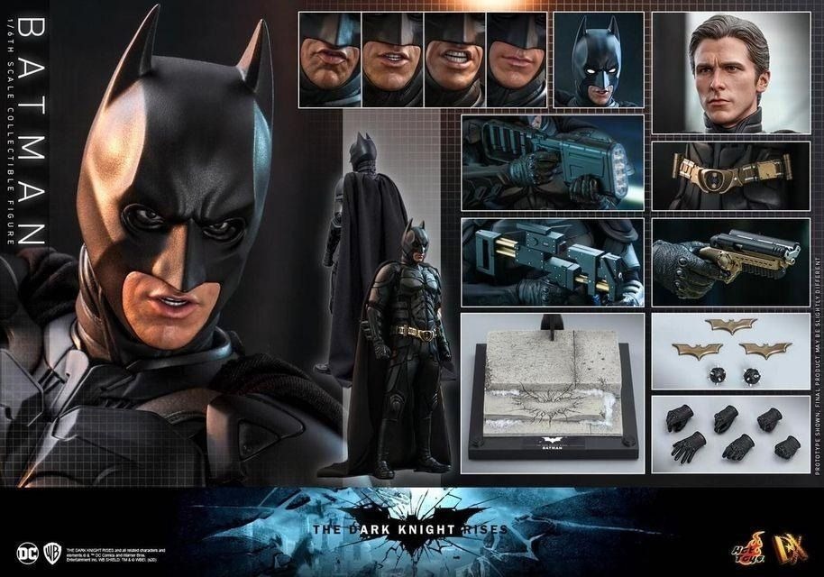 Hot Toys - 1/6 The Dark Knight Rises Batman + Batmobile, Hobbies & Toys,  Toys & Games on Carousell