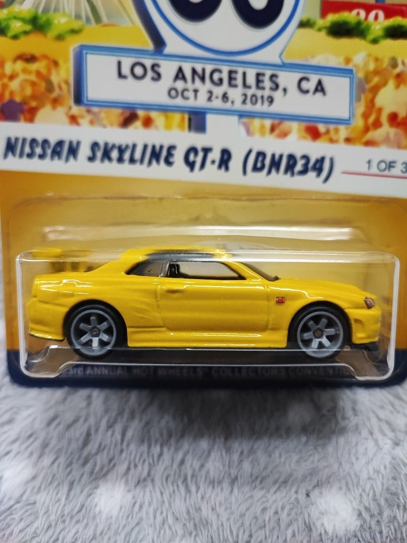 Hot wheels convention skyline r34 LA custom, Hobbies & Toys, Toys