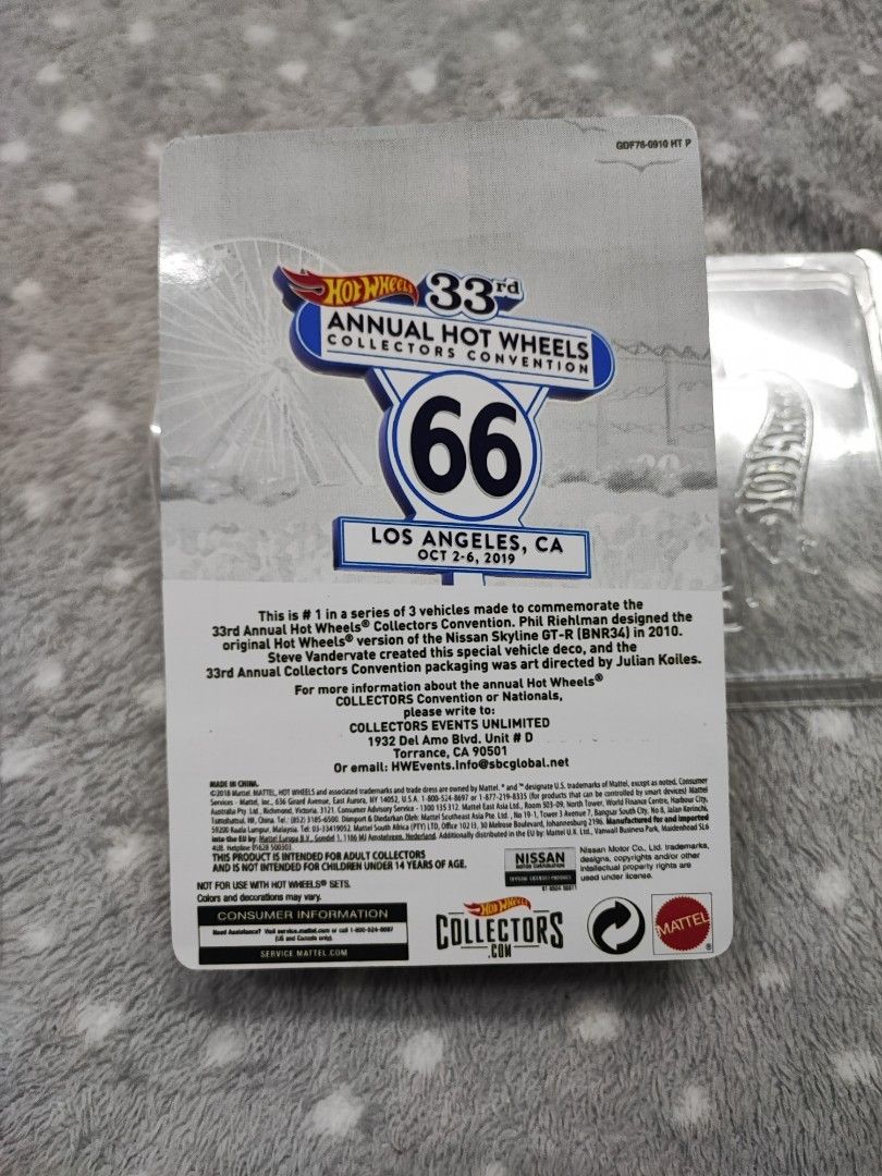 Hot wheels convention skyline r34 LA custom, Hobbies & Toys, Toys