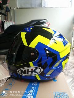 HELM NHK GP TR 04 YELLOW FLUO BLACK FULL FACE