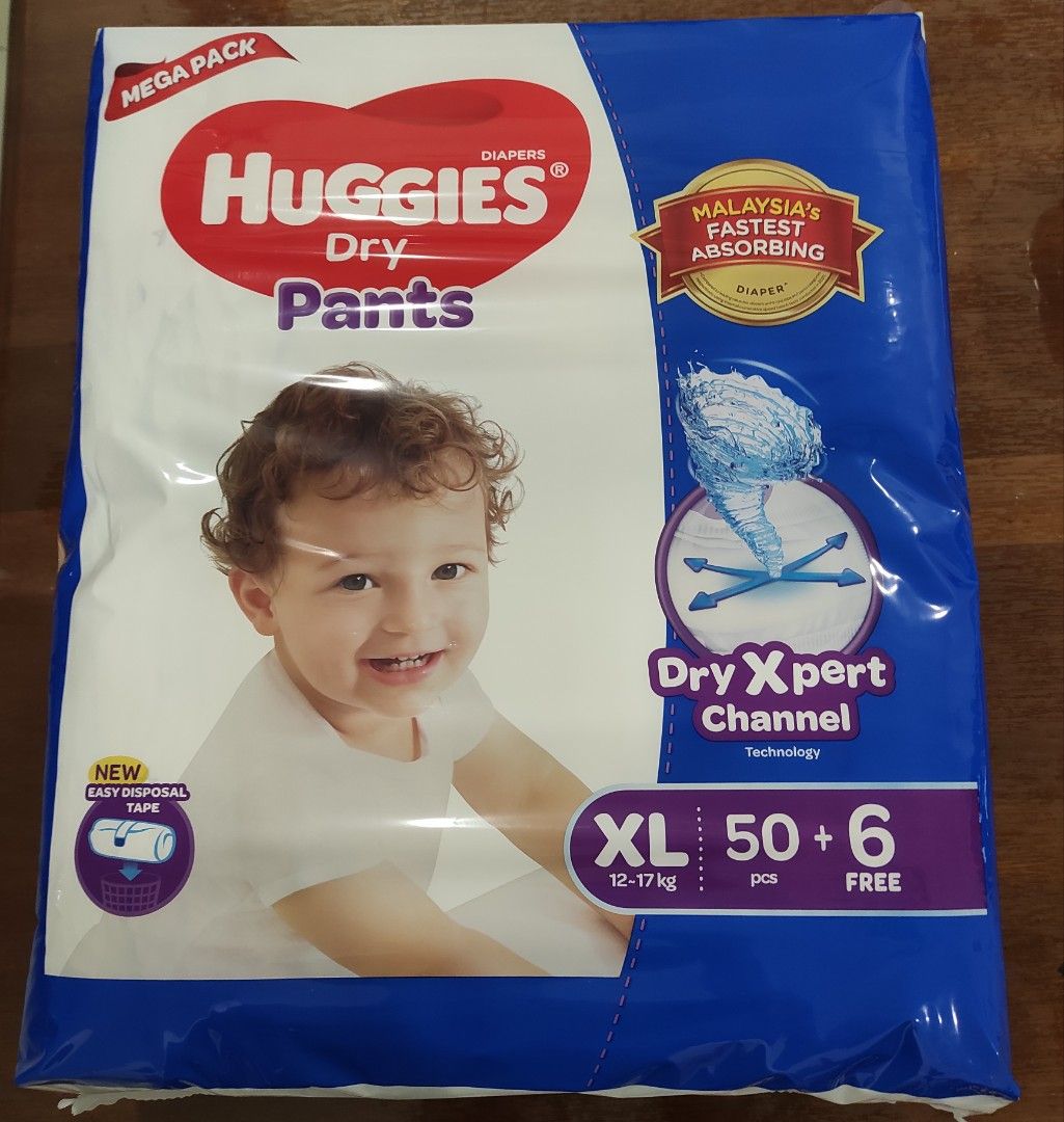Huggies Dry Pants XL Mega Pack