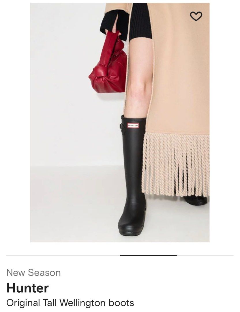 Hunter Wellington Rain Boots Tall
