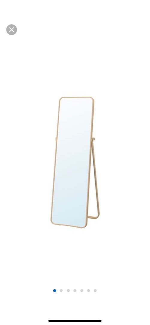 Ikea ikornnes standing mirror, Furniture & Home Living, Home Decor