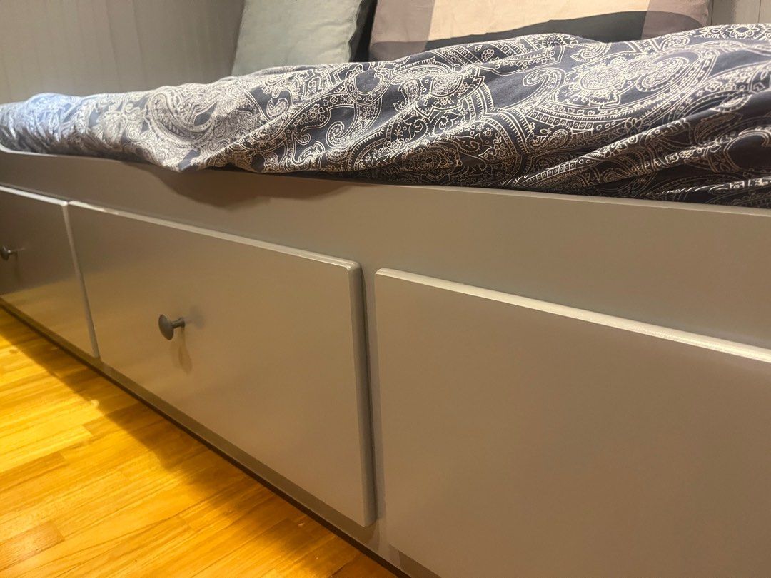 Ikea pull out day bed (Hemnes), Furniture & Home Living, Furniture, Bed