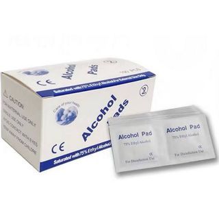INSTOCK Alcohol pad / wipe (100pc per box)