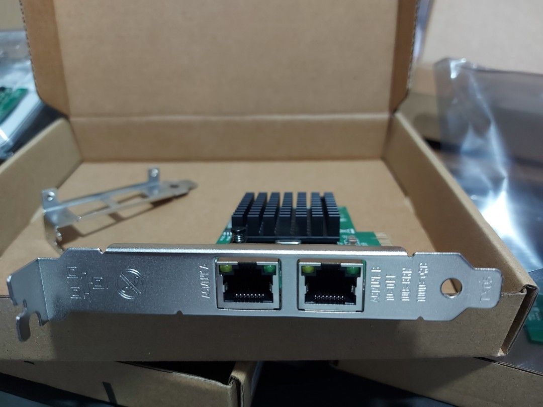 Intel 82575 dual port gigabit pcie LAN card for diskless teaming server