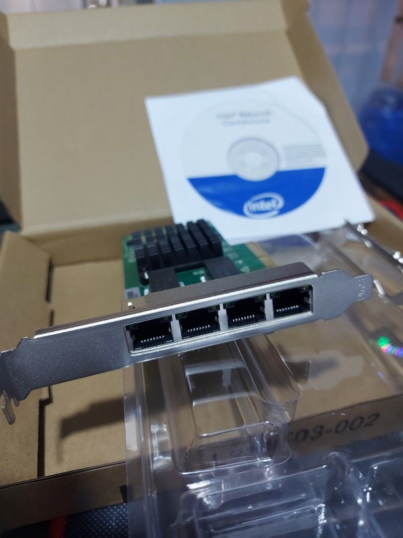 Intel 82575 dual port gigabit pcie LAN card for diskless teaming server
