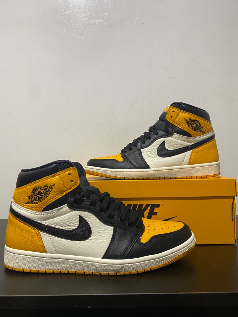 Jordan 1 High OG Taxi, Men's Fashion, Footwear, Sneakers on Carousell