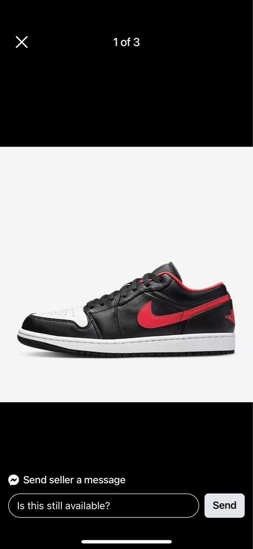 jordan 1 low fire red