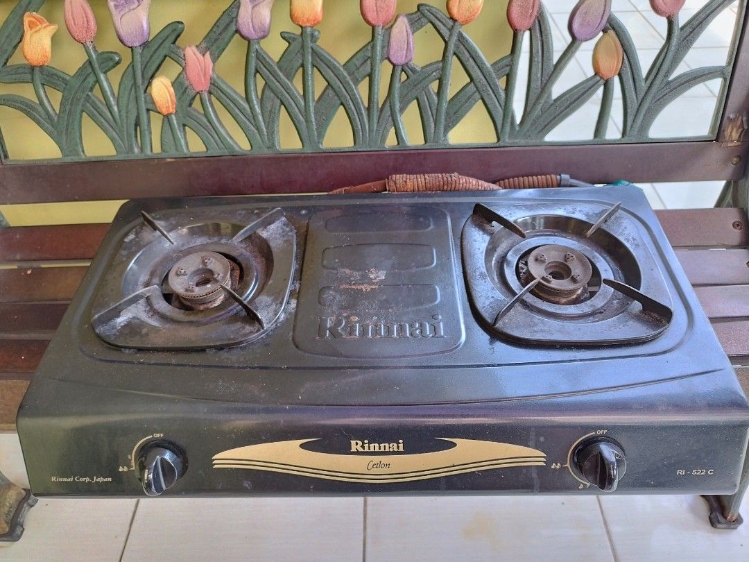 Kompor Rinnai 2 Tungku, Kitchen u0026 Appliances di Carousell